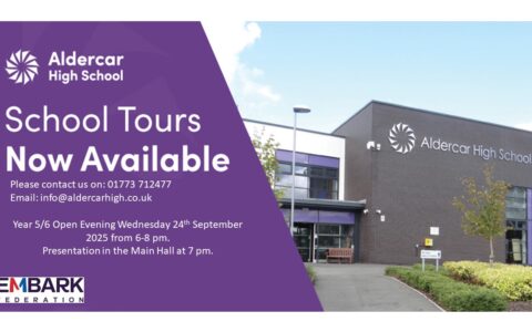 Year 5/6 Open Evening Wednesday 24th September from 6-8pm.  School Tours Now Available